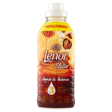 Lenor Elisir Ammorbidente Lavatrice Concentrato, Sogno Di Toscana, 25 Lavaggi 525 ml